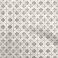 thumbnail image 1 of oneOone Cotton Poplin Brown Fabric Asian Block Sewing Material Print Fabric By The Yard 56 Inch Wide, 1 of 5