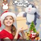 thumbnail image 4 of Juguete de peluche de hámster parlante, repite lo que dices, divertidos juguetes de peluche para niños, juguetes interactivos de felpa con registro parlante para cumpleaños, 4 of 5