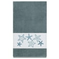 thumbnail image 2 of Authentic Hotel and Spa  Teal Blue Turkish Cotton Starfish Embroidered Bath Towel, 2 of 3