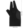 thumbnail image 4 of OULII Pool Table Glove 1Pcs Black with Three Finger Design for Enhanced Control, 4 of 5