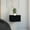 Black, variant on Wall-mounted Nightstand with Drawer Storage / Meets Nighttime Requirements