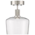 thumbnail image 3 of Access Lighting Chardonnay LED Semi-Flush in Brushed Steel Color, 3 of 5