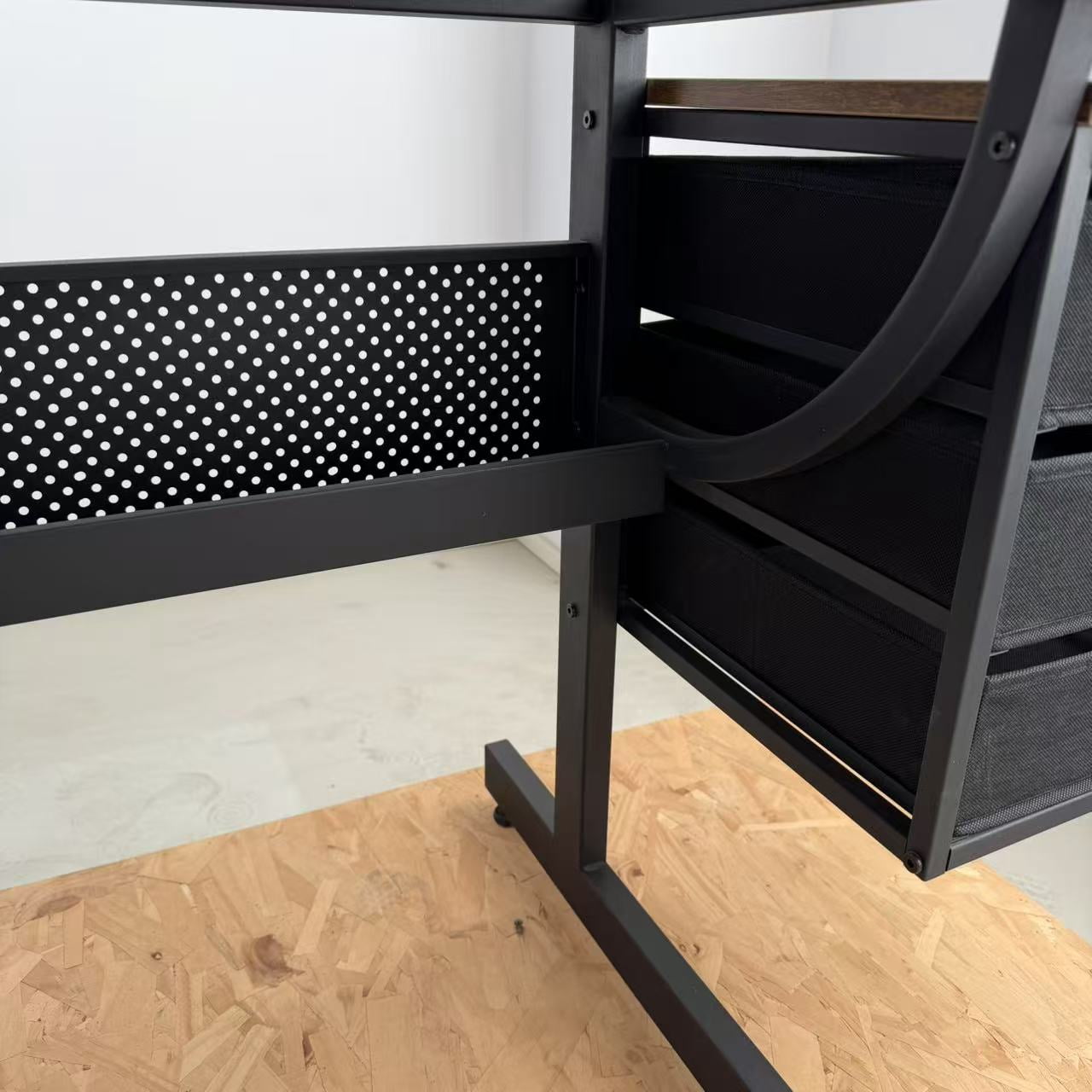 Adjustable Drafting Drawing Table with Stool & 3 Storage Drawers, 0–75° Tiltable E1 MDF Art Craft Desk with Powder-Coated Steel Frame for Painting Design Office Study