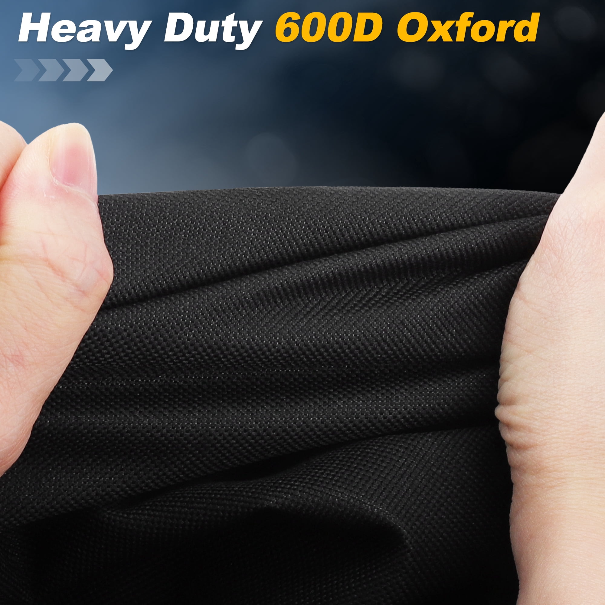Unique Bargains 600D Oxford Heavy Duty Waterproof Boat Semi Cover 100-150 HP