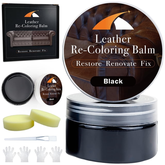 Kit de reparación de cuero KIEPOL Black Leather Recoloring Balm
