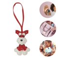 thumbnail image 3 of Ofertas Únicas 1 Pc Encantos de Bolso Llavero Lanyard de Perro Accesorios de Bolsa Rojo, 3 of 5