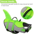 thumbnail image 4 of Dog Life Jacket Pet Life Water Vest for Small Medium Large Dogs, Ripstop Dog Life Safety Saver Preserver for Boating & Swimming (L, Green), 4 of 6