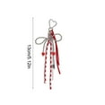 thumbnail image 3 of CaiTeLin Red Bow Keychain, Fashion Car Key Accessory, Cute Bow Tie Key Ring, Purse Charm with Red Bow, for Automotive Keys and Handbag Ornament, E, 3 of 6