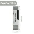 thumbnail image 3 of CCOCC Eraser Sand Eraser Ink Eraser Frosted Sand Erasers Matte Pen Eraser Double Head Use Correction Supplies Remove Colored Pencil and Ink Markings 2.56", 3 of 7