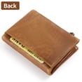 thumbnail image 3 of FALAN MULE Genuine Leather Wallet for Men Large Capacity Men Wallets RFID Blocking ID Window Card Case with Zip Coin Pocket, 3 of 7
