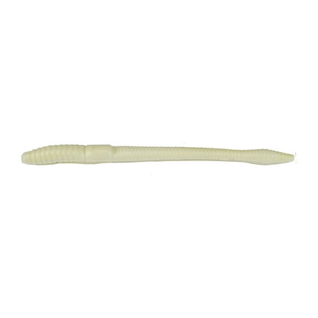 Tackle HD 25-Pack Finesse Worms for Bass Fishing 4.5-Inch Soft Plastic Fishing Lures Versatile Freshwater Fishing Bait Largemouth or Smallmouth Bass Lures White