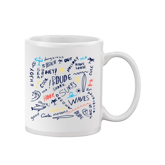 Beach Pattern Mug Unisex's -Image by Shutterstock