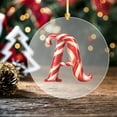 thumbnail image 5 of TOPRenddon 26 Letter Christmas Tree Hanging Pendant, Christmas Letters Ornaments A to Z Ornament Letters Decorative Hanging Xmas Alphabet for Christmas Tree Candy Cane DIY Craft Christmas Ornaments, 5 of 5