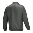 thumbnail image 4 of PuLe Jackets for Men Man Long Sleeve Zipper Solid Color Fashion Casual Top Sweater Blouse, 4 of 5