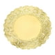 thumbnail image 1 of Uxcell 100 Pcs Servilletas de Papel de 12 Pulgadas Redondas de Encaje Decorativas, Manteles Desechables para Comidas y Fiestas, Dorado, 1 of 6