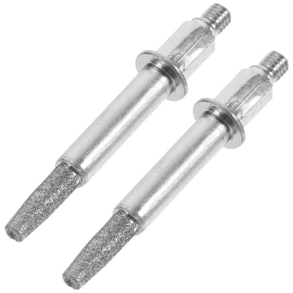 DRAFIDEEP Chainsaw Accessories Hexagonal Silver Abrasive Grinding Stone 2Pcs 5.8X1.0X1.0Cm