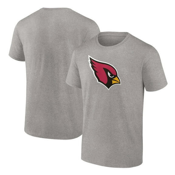 Men's Fanatics Heather Gray Arizona Cardinals Primary Logo T-Shirt