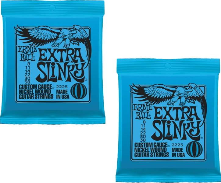 Ernie Ball Extra Slinky Electric Guitar Strings, Nickel Wound, Lot of 2