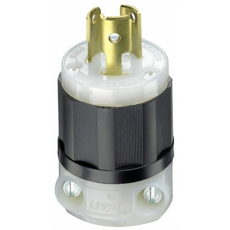 Leviton 4720-C NEMA L5-15P 15A 125V Locking Plug