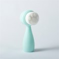 thumbnail image 4 of Minnieouse Cepillo de limpieza facial con mango Cuidado de la piel Belleza Poros portátiles Suministro exfoliante Regalos Viaje profesional Tratamientos faciales Verde Type 3 Minnieouse CE013607-06B, 4 of 6