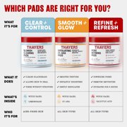 Thayers Natural Remedies Blemish Clearing Pads, 2% Salicylic Acid Acne Treatment - 60ct