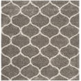 thumbnail image 2 of Safavieh Hudson Shag Collection SGH280B Grey and Ivory Square Area Rug, 5 feet Square (5' Square), 2 of 2