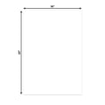 thumbnail image 2 of Textured White 16x23 Uncut Art Mat Board - No Opening - 10 Mats, 2 of 7