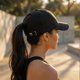 thumbnail image 4 of YiJuHui Half-Top Ponytail Baseball Cap for Women, Sun Protection UPF 50+ Hollow Out Visor Hat, Adjustable Breathable Mesh Sun Hat for Running, Hiking, Outdoor Sports, 4 of 6