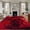 Red, variant on Round Rugs 3Ft, Blue Rose Round Area Rug Washable Indoor Throw Carpet, Elegance Fantasy Flowers Romantic Small Non Slip Circle Rug for Bedroom Living Room Home Decor Aesthetic