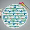 thumbnail image 4 of ddioayh Clearance Circular Pattern Beach Swimming Pool Outdoor Shower Towel Blanket Yoga Mat, 4 of 4
