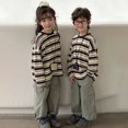 thumbnail image 4 of Boys Cargo Jogger Pants with Drawstring Waist | Comfortable Casual Loose Fit Trousers for Kids | Stylish Daily Wear for School, Play, Outings(Army Green,5-6 Years), 4 of 8