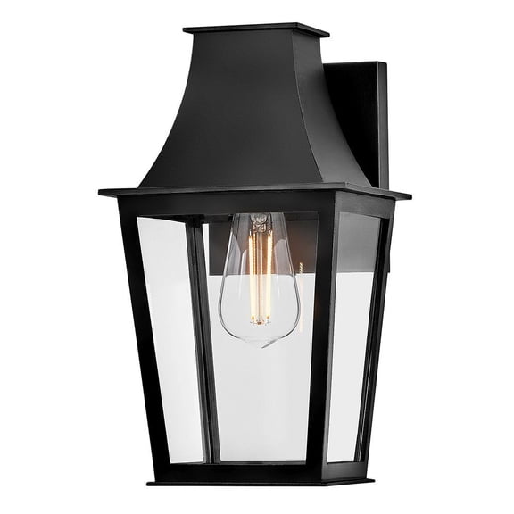 28890BK Hinkley Lighting Georgetown - 12W 1 LED Outdoor Small Wall Mount Lantern-12.5 Inch Tall and 7 Inch Wide-Black Finish