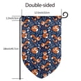 thumbnail image 7 of Wukai Cute Foxes Print Garden Flag 12.5x18 Inch Double Sided Sun-resistant Rain-resistant, Wrinkle-resistant Colorfast(Only Flag), 7 of 7