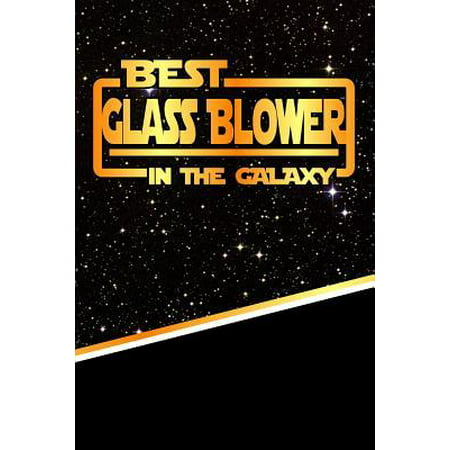 The Best Glass Blower in the Galaxy : Isometric Dot Paper Notebook Book 120 Pages