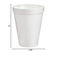 thumbnail image 5 of 10 oz. Foam Drink Cups - White (1000/carton), 5 of 10