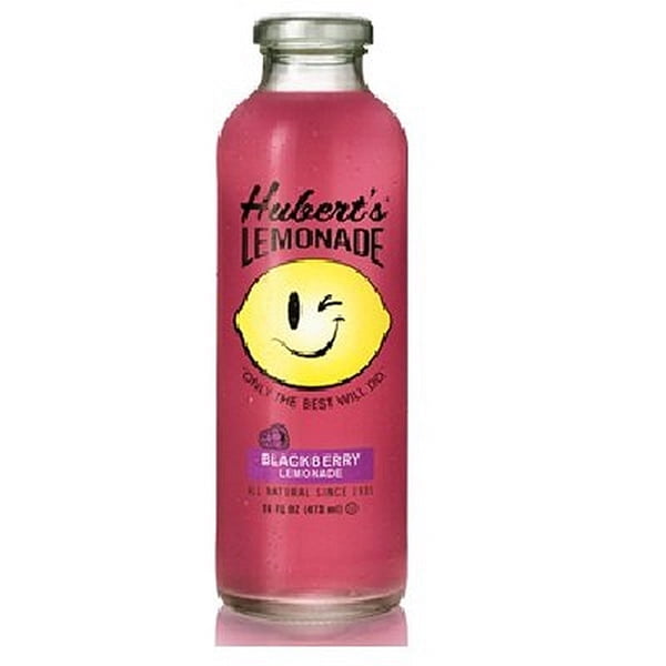 Hubert's Blackberry Lemonade 16 oz Glass Bottles Pack of 12