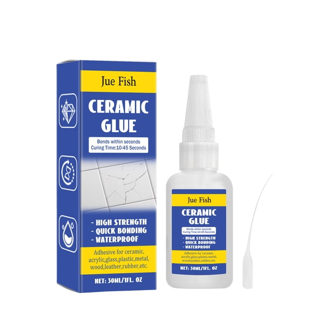 El pegamento para servicio de cerámica se puede utilizar para reparar cerámica,vidrio y alfarería dañados,y para reparar su cerámica significativa,30 ml