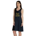 thumbnail image 3 of Inkmeso Jesus Is My Vaccine T-Shirt Funny Pro Vaccine Summer Scoop Neck Dresses, 3 of 8