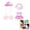 I09# Pink, variant on 2026 Summer Porch Goose Outfit for 23" Summer Bikini Lawn Goose Costume Clothes for Outdoor Patio Yard Lawn Art Decoration,Yellow