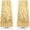 18K Gold Plated, variant on SNGIA 18K Gold Plated Ribbed Stud Earrings for Women, Chunky Rectangle Statement Style