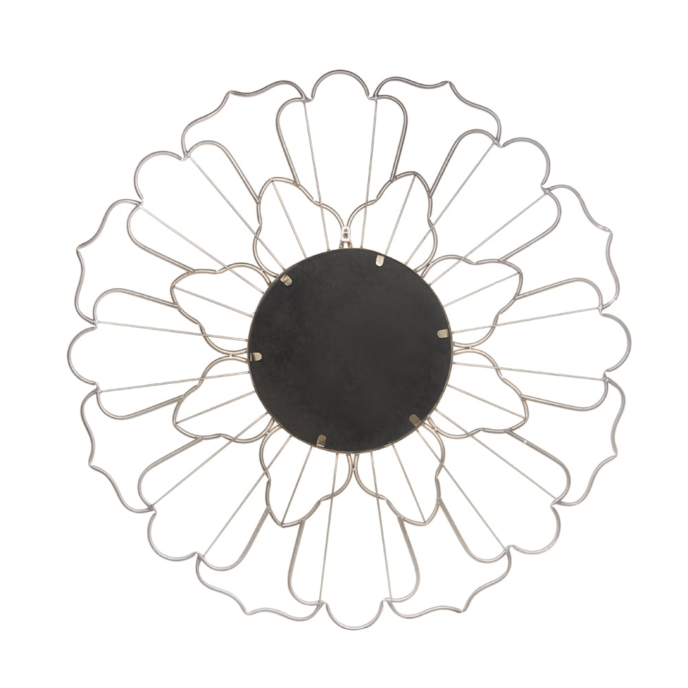 Kepooman Lace Metal Sunburst Wall Hanging Mirror, Used in Living Room, Bathroom and Bedroom, Modern Bohemian Decoration Kepooman Lace Metal Sunburst Wall Hanging Mirror, Used in Living Room, Bathroom and Bedroom, Modern Bohemian Decoration