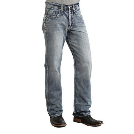 Stetson - Stetson Western Denim Jeans Mens Light Wash 11-004-1312-4040 ...
