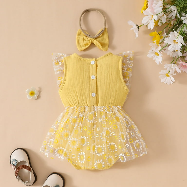 chinese dress ladies Cosmos In Cozumel Lace Romper In Yellow main image 0