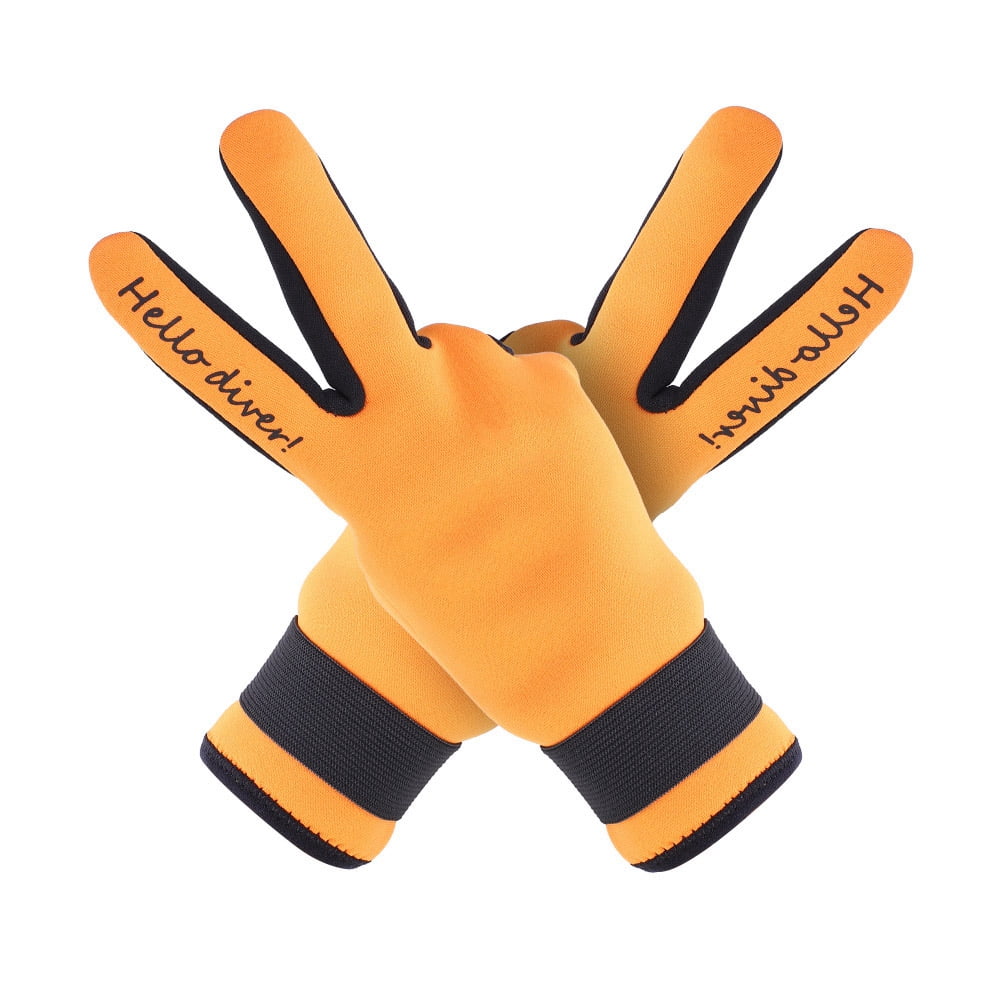Mgaxyff Keep Diving 2MM Warm Neoprene Gloves Swimming Scuba Snorkeling