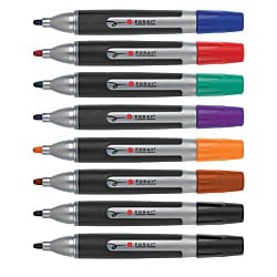 FORAY® Desk-Style Overhead/Flip Chart Markers With Soft Grip, Assorted, Pack Of