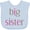 AE-Light Blue, variant on Inktastic Big Sister Girls Baby Bib