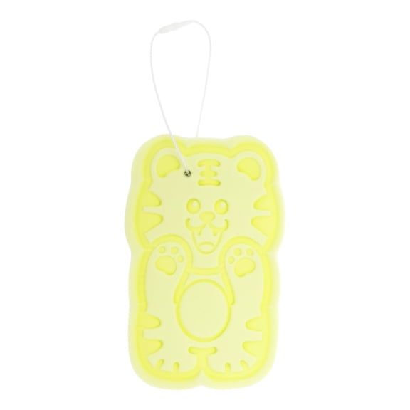 Unique Bargains 1 Pc Cartoon Bath Brush Body Scrubber for Bathroom 4.33"x2.56"x0.79" Yellow