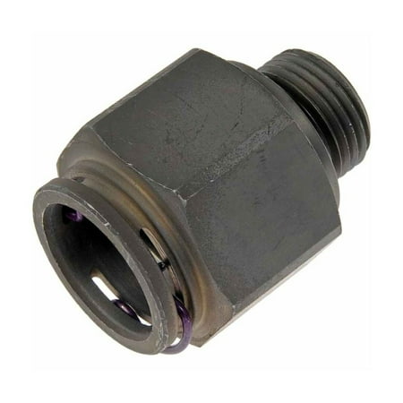 KarParts360 For GMC Savana 2500/1500 2004 2005 Transmission Oil Cooler Line Connector | Steel Material | Quick Disconnect End 1 | Male Thread End 2 | Straight Fitting Angle | Replacement For 29541729