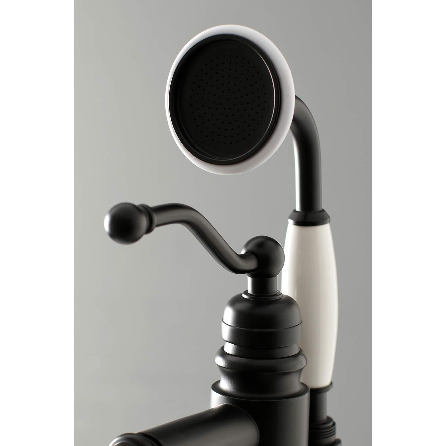 Kingston Brass Freestanding Tub Faucet, Matte Black, Freestanding KS7130ABL