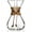 10 Cup/34oz, variant on Pour Over Coffee Maker Glass - 6/8/10 Cup Barista Kit with 304 Stainless Filter for Home, Office, Camping, Cafes - Easy Clean Coffee Dripper Set (Rag&Brush Included) (8 Cup/28 oz)